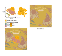 Load image into Gallery viewer, Enamel Pin: Purple Coneflower 1.25"