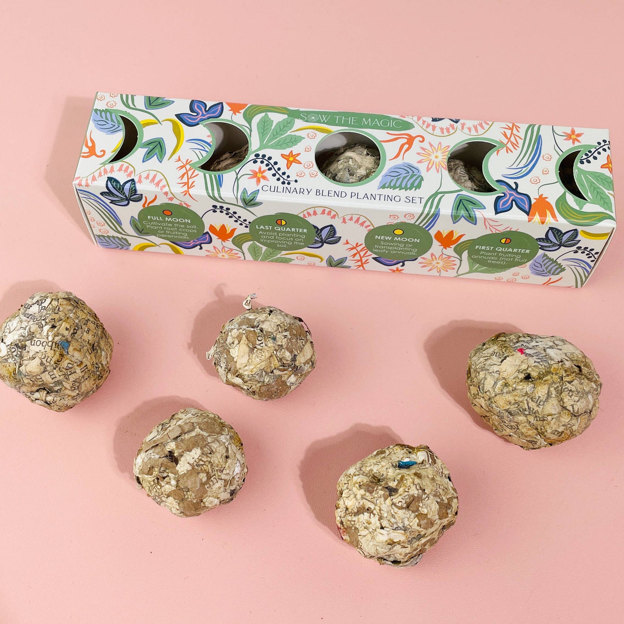 moon phase to plant seeds Moon Phase Culinary Seed Ball Planting Set – Stonefruit Botanical