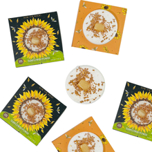 Load image into Gallery viewer, Sunflower Power Honey Bath Bomb with Amber