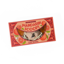 Load image into Gallery viewer, Mandarin Scoops Bath Bomb Gift Set made with Rose Botanicals