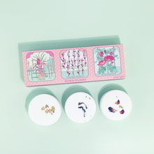 Load image into Gallery viewer, Floral Tarot Shower Steamer Set with botanicals