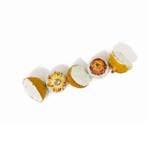 Load image into Gallery viewer, Natural Lemon Drop Bath Bomb Gift Set made with Lemon + MInt