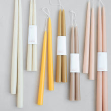 Load image into Gallery viewer, 18" Dipped Taper Candles: Smoke