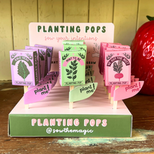 Load image into Gallery viewer, Garden + Gift Seed Planting Pop Collection With Stand