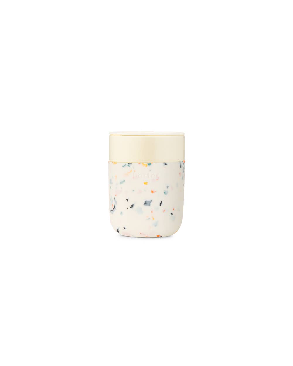 W&P Porter Ceramic Mug w/ Protective Silicone Sleeve, Cream 12