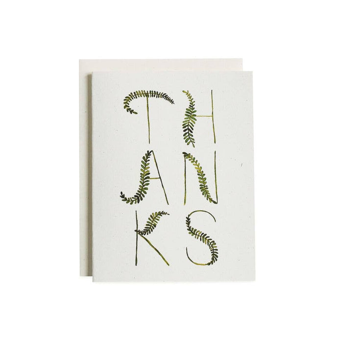 Fronds Thank You Card