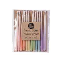 Load image into Gallery viewer, Assorted Beeswax Birthday Candles