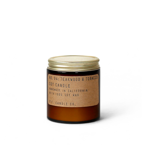 Teakwood & Tobacco - 3.5 oz Mini Soy Candle