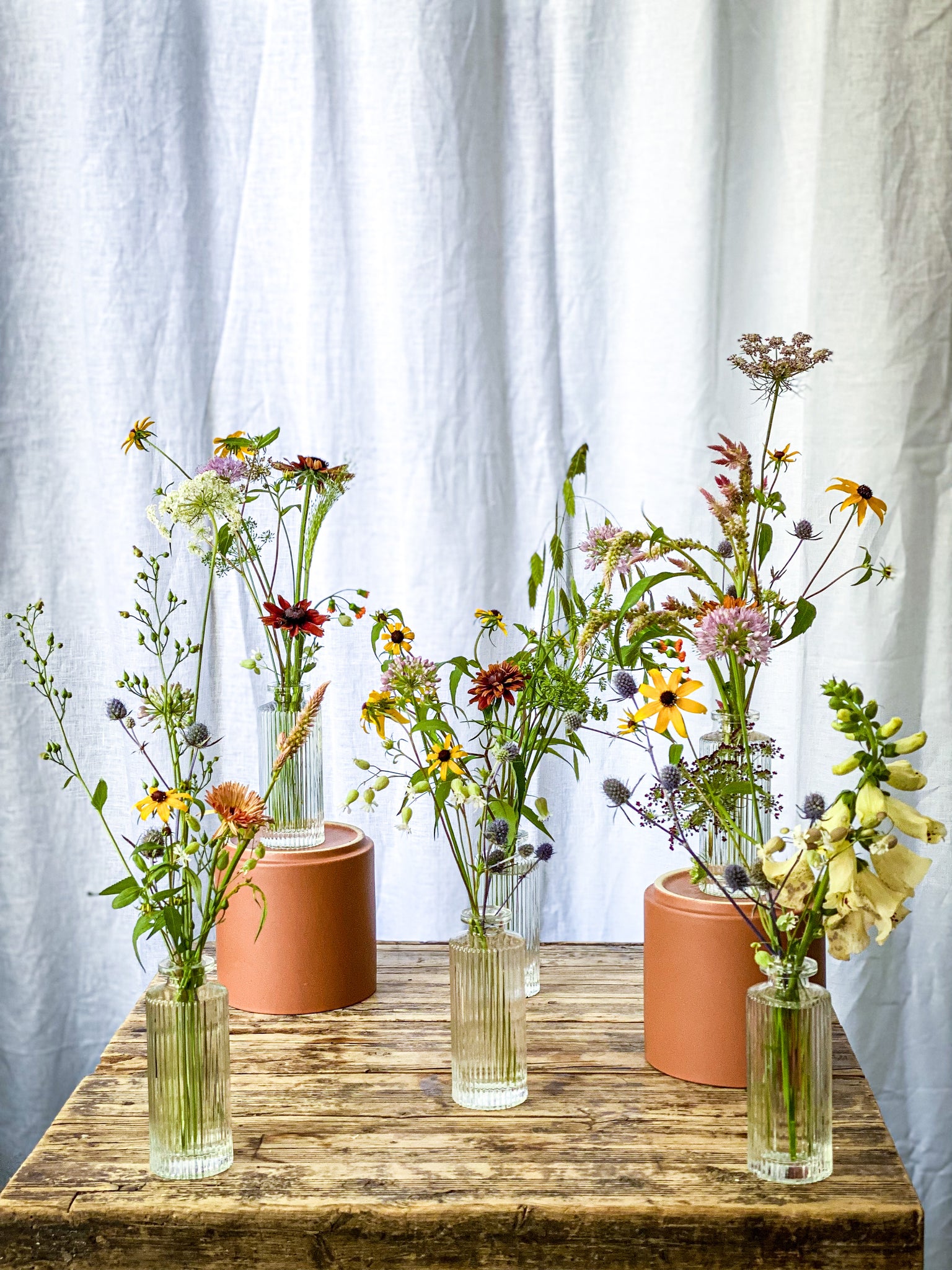 Wedding Bud Vases in NYC – Mini Arrangements for NYC Weddings